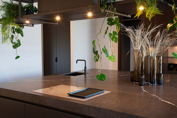 design inductie kookplaat kleur marmer