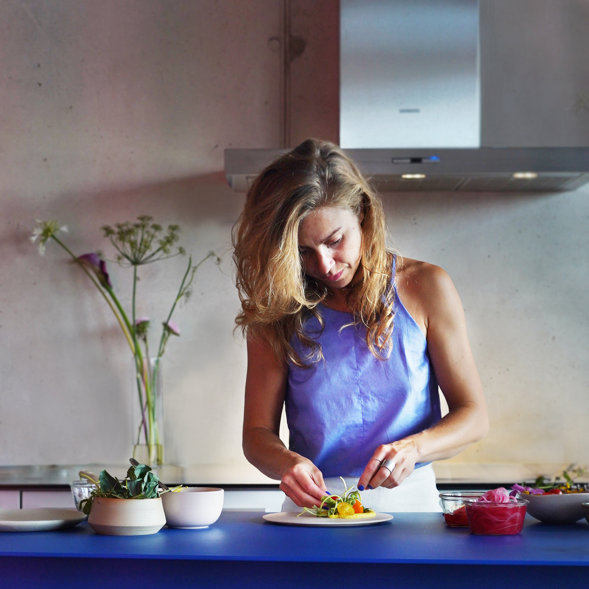 Over vegan chef Ola!