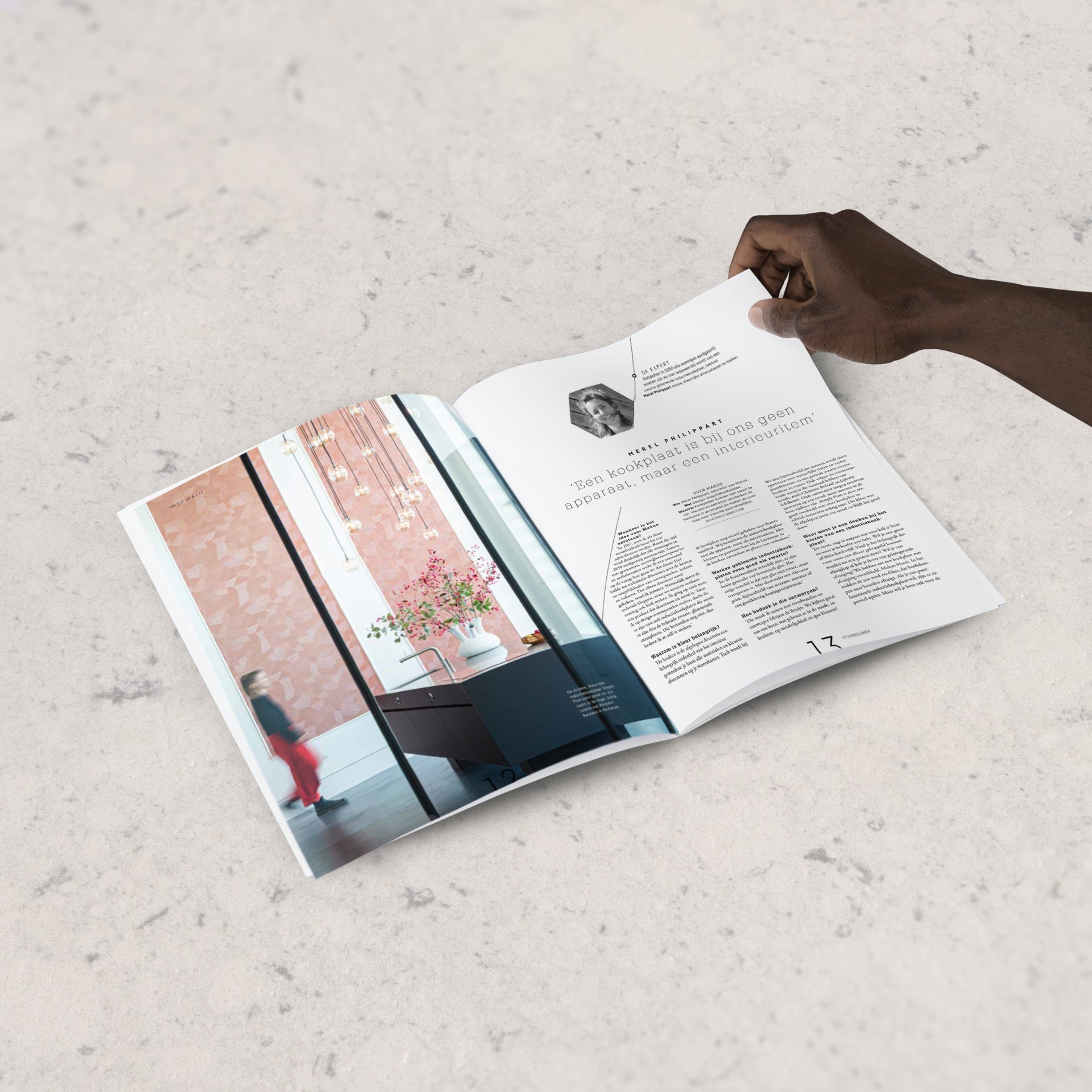Design inductie in kleur: MAKUS in VT Wonen keukenspecial
