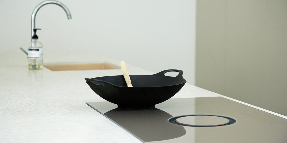 MAKUS Moon | Inductie met afzuiging in kleur | MAKUSkitchen